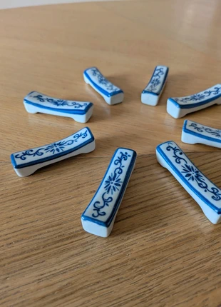 8 Porte couteaux en porcelaine, marque: Vintage, état: Très bon état, 9,00 €, 10,15 € Protection acheteurs incluse