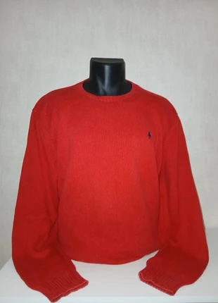 Pull ras de cou polo Ralph Lauren couleur rouge cavalier bleu marine taille L Bon état, marque: Polo Ralph Lauren, état: Très bon état, taille: L, 35,00 €, 37,45 € Protection acheteurs (Pro) incluse