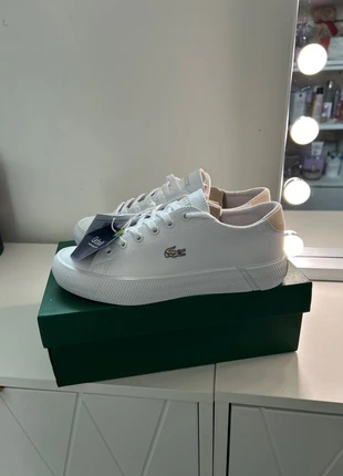 Baskets Lacoste blanches compensées T36 neuves, brand: Lacoste, condition: New with tags, size: 36, €60.00, €63.70 includes Buyer Protection