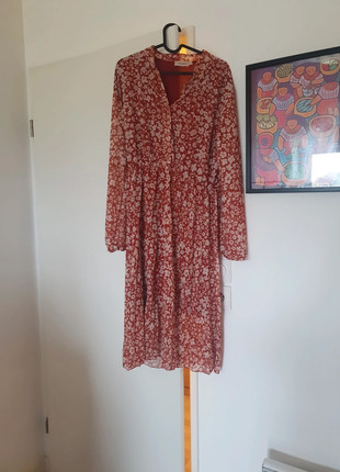 Robe mi longue, marque: Actuelle, état: Très bon état, taille: XL / 42 / 14, 8,00 €, 9,10 € Protection acheteurs incluse