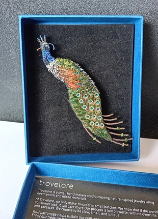 Grande broche Paon Trovelore, marke: Trovelore, zustand: Neu, mit Etikett, 65,00 €, 68,95 € beinhaltet Vinted-Käuferschutz Pro