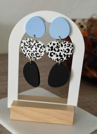 Boucles d’oreilles femme pendantes légères motif léopard – grandes - tendance – neuf, marque: Tendance, état: Neuf avec étiquette, 4,90 €, 5,85 € Protection acheteurs incluse