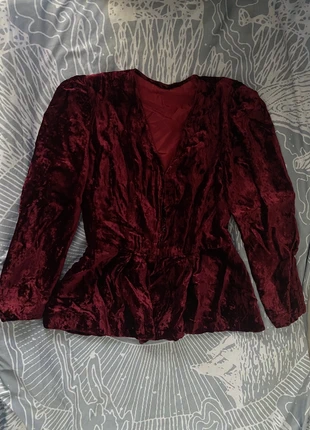 Jacket blazer vintage burgundy long sleeve, marque: Vintage Dressing, état: Très bon état, taille: L / 40 / 12, 10,00 €, 11,20 € Protection acheteurs incluse