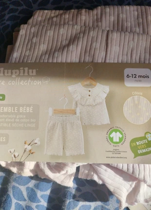Ensemble bébé fille, merk: Lupilu, staat: Nieuw met prijskaartje, maat: 6-9 maanden / 68 cm, € 4,00, € 4,90 inclusief Kopersbescherming