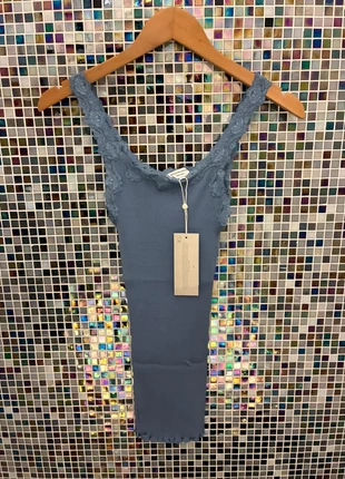 Rosemunde blauw stretch kanten top was 60 nu 29, marca: Rosemunde, estado: Nuevo con etiquetas, tamaño: L / 40 / 12, 29,00 €, 31,15 € Protección al comprador Pro incluida