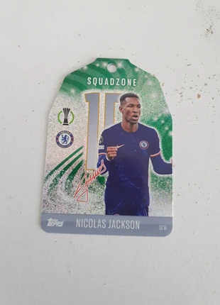Match Attax 24/25 Nicolas Jackson Squadzone Limited Edition Card, brand: Topps, condition: Like new, £1.25, £2.01 includes Buyer Protection Pro