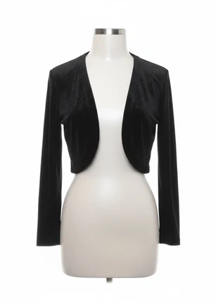 Élégance chic Boléro velours noir Eldys (T.42), marque: Eldys, état: Très bon état, taille: XL / 42 / 14, 7,00 €, 8,05 € Protection acheteurs incluse