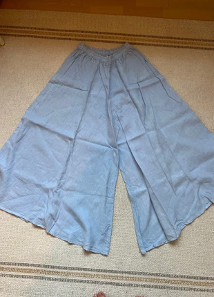 Powder blue linen trousers, brand: Made In Italy, condition: Very good, size: M / 10, £15.00, £16.45 includes Buyer Protection Pro