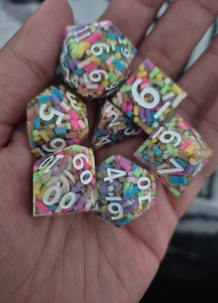 Filled dnd dice set, brand: Dice, condition: Very good, £12.00, £13.30 includes Buyer Protection