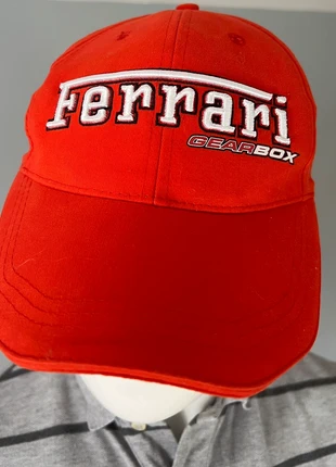 Casquette rouge coton publicitaire automobile f1 Ferrari gearbox, marca: Ferrari, estado: Novo com etiquetas, tamanho: Tamanho único, €14.00, €15.40 inclui Proteção do Comprador