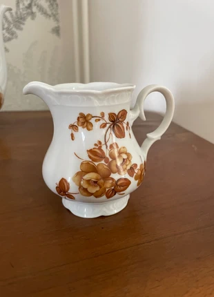 Pot à lait vintage Mitterteich Bavaria – fleurs brunes 🌿, brand: Mitterteich Bavaria, condition: Very good, €8.00, €9.10 includes Buyer Protection