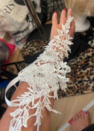 Gants mitaines luxe sequins mariage gatsby chic, brand: GATSBY, condition: New without tags, size: One size, €12.00, €13.30 includes Buyer Protection