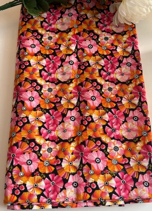 Tissu coton imprimé fleuri ~ 75cm x 70cm, marque: Okeo-tex, état: Neuf sans étiquette, 3,99 €, 4,89 € Protection acheteurs (Pro) incluse