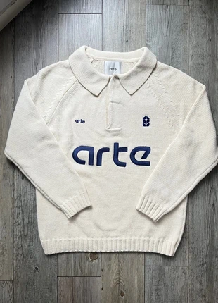 Pull sweat Arte en maille | Taille M | Beige crème logo brodé | Neuf, marke: Arte, zustand: Neu, mit Etikett, größe: M, 128,00 €, 135,10 € inklusive Vinted-Käuferschutz