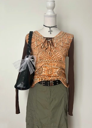 Vintage Tribal Top, marca: Vintage Dressing, estado: Muito bom, tamanho: S / 36 / 8, €12.00, €13.30 inclui Proteção do Comprador