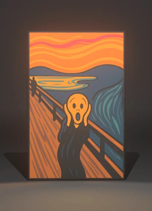 Lampe led "Le Cri", marque: sans marque, état: Neuf sans étiquette, 25,00 €, 26,95 € Protection acheteurs (Pro) incluse