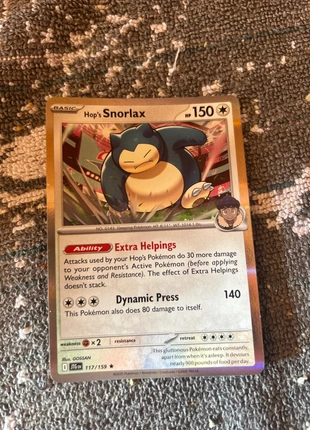 Hops snorlax, brand: Pokémon, condition: Good, €3.00, €3.85 includes Buyer Protection