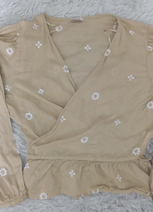 chemisier vert clair/motif florale pour femme taille S, brand: Pimkie, condition: Very good, size: S / 36 / 8, €12.00, €13.30 includes Buyer Protection