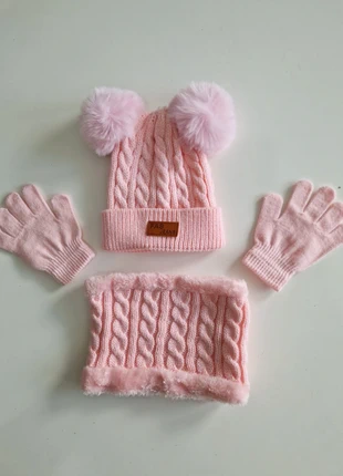 Bonnet gants cache-cou enfant fille hiver, estado: Novo com etiquetas, tamanho: Tamanho único, €8.00, €9.10 inclui Proteção do Comprador Pro