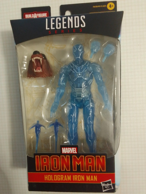 Action figure Hologram Iron Man Marvel di Hasbro 1