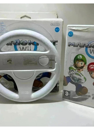 🏁 Pack Mario Kart Wii – Jeu, manette officielle & volant c, état: Bon état, 24,99 €, 26,94 € Protection acheteurs (Pro) incluse
