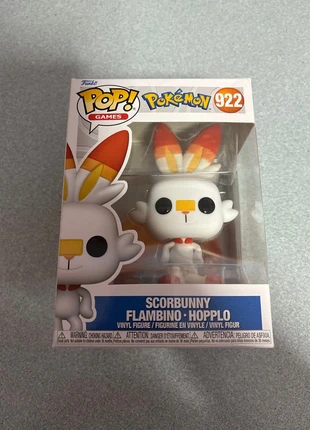 Figura pop Pokemon scorbunny, merk: Funko, staat: Nieuw met prijskaartje, maat: Prematuur, tot 44 cm, € 18,00, € 19,60 inclusief Kopersbescherming Pro