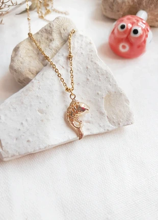 Collier carpe sur une chaîne en acier inoxydable doré, marke: Tendance, zustand: Sehr gut, 19,00 €, 20,65 € beinhaltet Vinted-Käuferschutz Pro