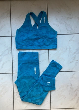 Ensemble legging brassière Gymshark taille M couleur bleu, marke: Gymshark, zustand: Sehr gut, größe: M / 38 / 10, 29,00 €, 31,15 € beinhaltet Vinted-Käuferschutz Pro