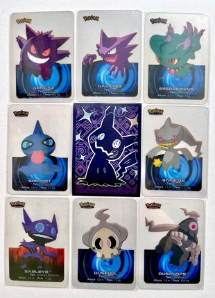 Lote pokémon fantasma gengar duskull mimikyu misdreavus, marque: Pokémon, état: Très bon état, 9,90 €, 11,10 € Protection acheteurs incluse