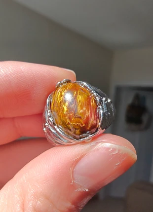 Pietersite silver ring S925, brand: Silver, condizioni: Nuovo senza cartellino, taglia: Regolabile, €32.70, €35.04 include la Protezione acquisti