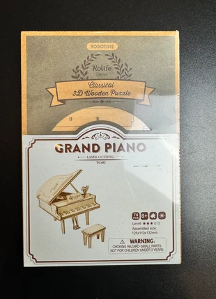 Robotime Grand Piano TG402, marca: Robotime, estado: Novo sem etiquetas, €12.95, €14.30 inclui Proteção do Comprador