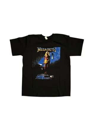 Megadeth t-shirt punk rock, marke: Opium, zustand: Sehr gut, größe: M, 25,00 €, 26,95 € inklusive Vinted-Käuferschutz