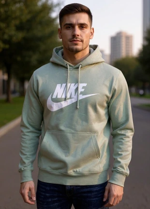 Sweat à capuche Nike vert sauge logo blanc, marque: Nike, état: Très bon état, taille: XL, 24,99 €, 26,94 € Protection acheteurs incluse