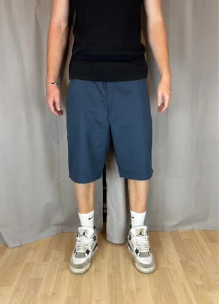 Jort/Short cargo Dickies bleu baggy vintage Y2K avec logo brodé, taille 42us/52fr, brand: Dickies, condizioni: Ottime, taglia: IT 52 | W42, €15.99, €17.49 include la Protezione acquisti Pro