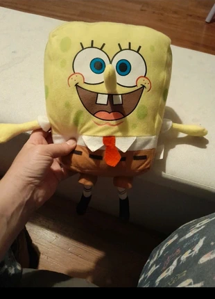 Peluche bob l'éponge, brand: Nickelodeon, condition: Good, size: 6-9 months / 68 cm, €2.90, €3.75 includes Buyer Protection