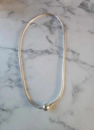 Pandora moments snake chain necklace sterling silver, brand: Pandora, condition: Very good, £45.00, £47.95 includes Buyer Protection
