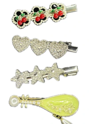 4 horquillas para el pelo + una pinza de regalo, marca: Local, estado: Nuevo con etiquetas, 4,50 €, 5,43 € Protección al comprador incluida