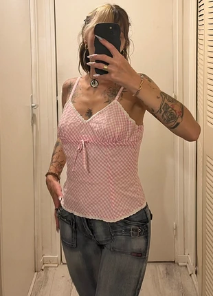 Top Vichy rose Y2k, brand: COQUETTE, condition: Very good, size: S / 36 / 8, €12.99, €14.34 includes Buyer Protection