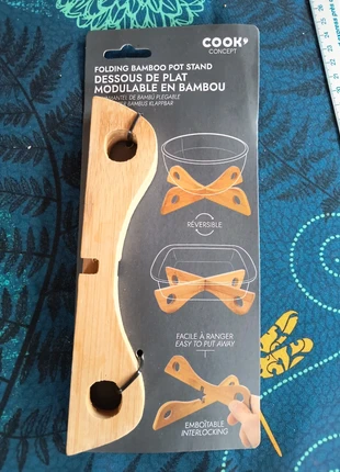 Dessous de plat modulable en bois, marca: Cook Concept, estado: Novo com etiquetas, €2.00, €2.80 inclui Proteção do Comprador