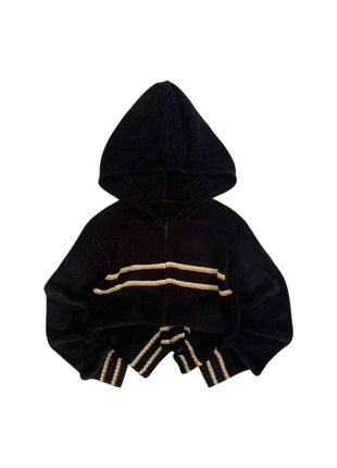 Chenille Cropped Zip Up Hoody Japan Y2K Vintage XS, brand: XXXX Japan, condition: Very good, size: XS / 6, £40.00, £42.70 includes Buyer Protection