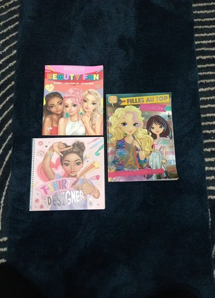 Lot de 3 cahier de mode Top model et Filles au Top, brand: TOPMODEL, condizioni: Nuovo con cartellino, €10.00, €11.20 include la Protezione acquisti