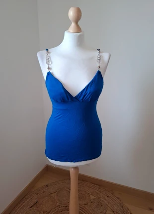 Top bleu chic- Seven Star - T.XS/S (34/36), marke: Seven Star, zustand: Gut, größe: XS / 34 / 6, 3,00 €, 3,85 € beinhaltet Vinted-Käuferschutz Pro