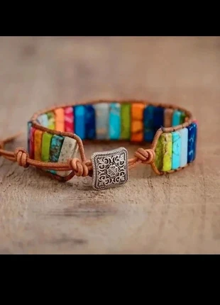 Bracelet 7 chakras en pierre véritable, marque: chakrachop, état: Très bon état, 15,00 €, 16,45 € Protection acheteurs incluse