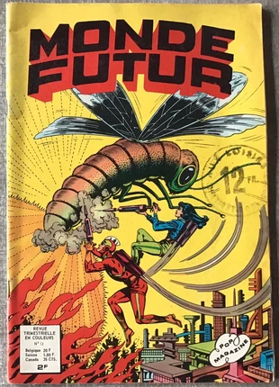 Monde Futur N°12 - Aredit Pop Magazine trimestriel 1974, condizioni: Buone, €6.00, €7.00 include la Protezione acquisti