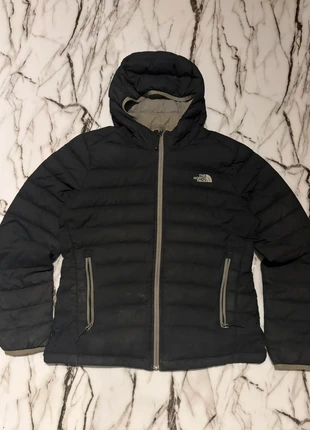 The North Face Daunenjacke Schwarz mit Kapuze S/M, merk: The North Face, staat: Goed, maat: S / 36 / 8, € 37,00, € 39,55 inclusief Kopersbescherming