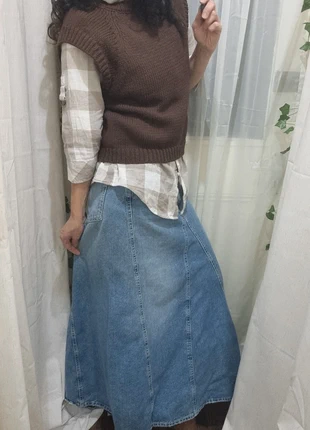 Gorgeous maxi long godet denim skirt, brand: Zara, condition: Very good, size: S / 8, £23.00, £24.85 includes Buyer Protection