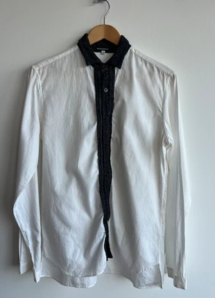 Ann Demeulemeester Overhemd Unisex Wol Katoen S, merk: Ann Demeulemeester, staat: Heel goed, maat: S, € 175,00, € 184,45 inclusief Kopersbescherming