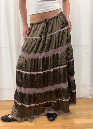 90’s y2k floaty boho skirt with lace detailing, brand: y2k, condition: Very good, size: S / UK 8-10, £20.00, £21.70 includes Buyer Protection
