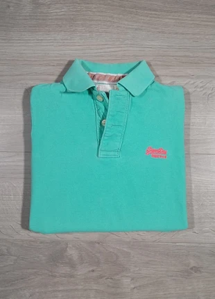Polo Superdry vert S, brand: Superdry, condition: Very good, size: S, €8.00, €9.10 includes Buyer Protection