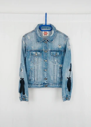 Denim Jacket Vintage Y2K Gothique Alternative, marque: Vintage Dressing, état: Très bon état, taille: S / 36 / 8, 19,00 €, 20,65 € Protection acheteurs incluse
